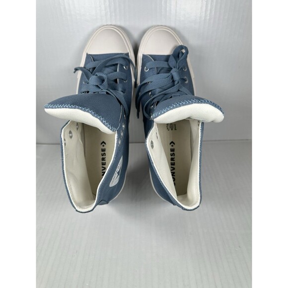 Sz 9.5 Converse Chuck Taylor All Star HI Top Heavy Canvas Lakeside Blue A12711C - Picture 7 of 9